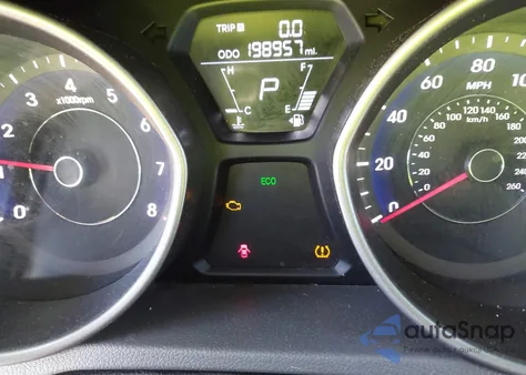 2013 Hyundai Elantra Gls z USA, uszkodzony, nr VIN 5NPDH4AE3DH445370